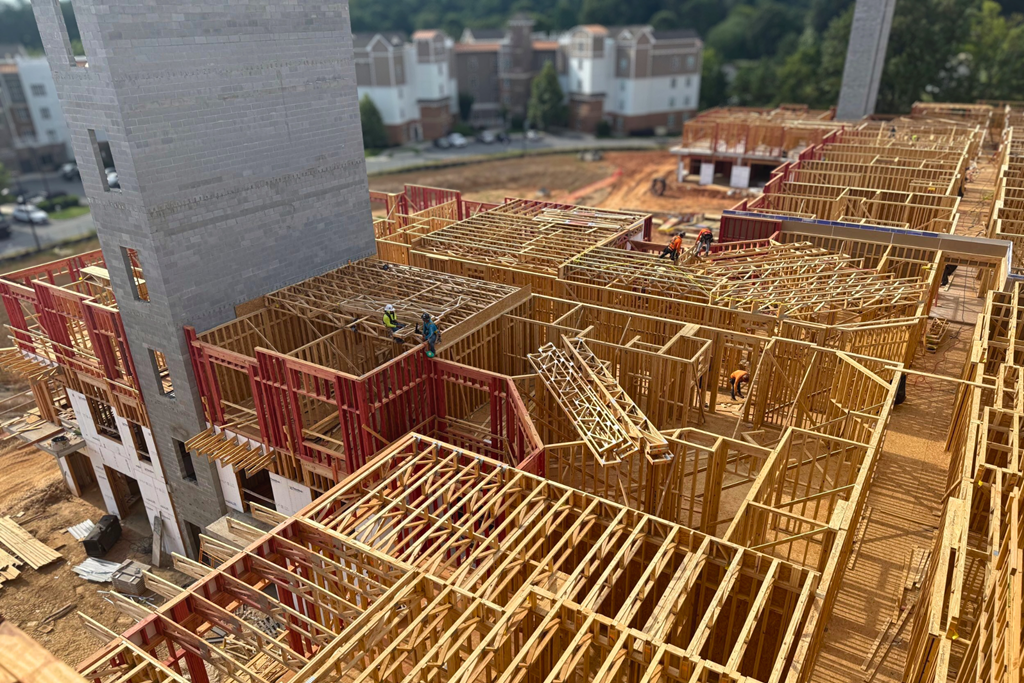Multi-family wood framing for Our Services